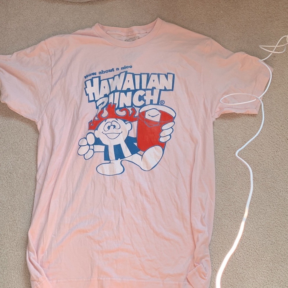 Pink hawaiian punch shirt